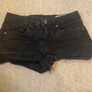 BlankNyc little pixie girls black jean shorts